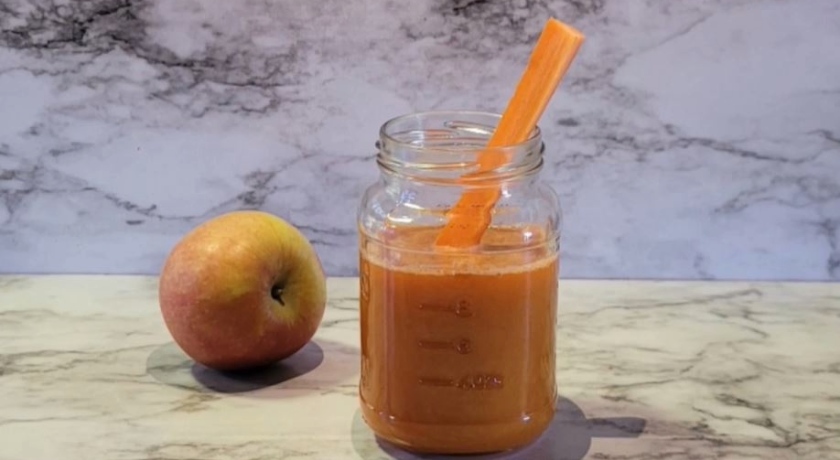 carrot and apple juice