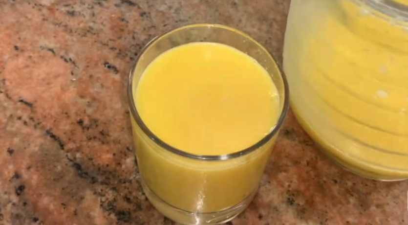 Carrot and Coconut Milk Juice