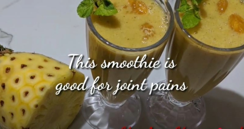 Energizing Pineapple Orange Smoothie